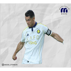 New white Al-Nassr T-shirt + free Roshen League logo