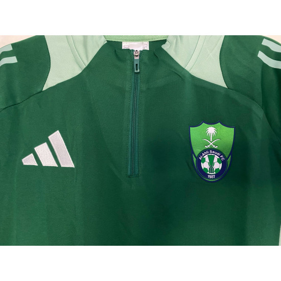 New green Al-Ahly sweater + extra long tracksuit