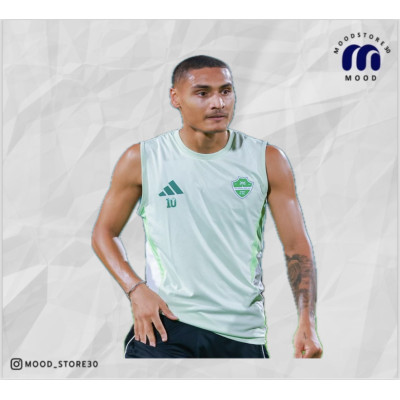 طقم الاهلي التمارين الجديد باللون التفاحي 