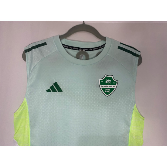 طقم الاهلي التمارين الجديد باللون التفاحي