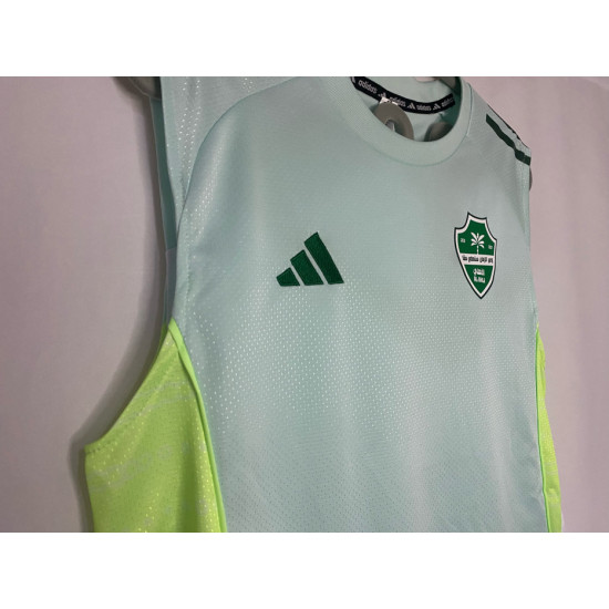 طقم الاهلي التمارين الجديد باللون التفاحي
