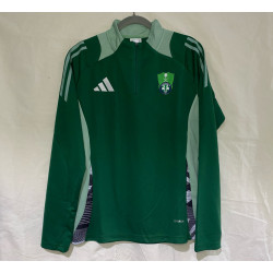 New green Al-Ahly sweater + extra long tracksuit