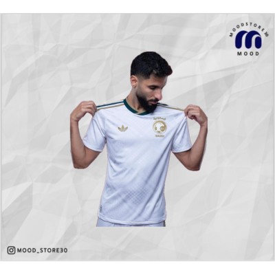 تيشرت المنتخب السعودي الابيض