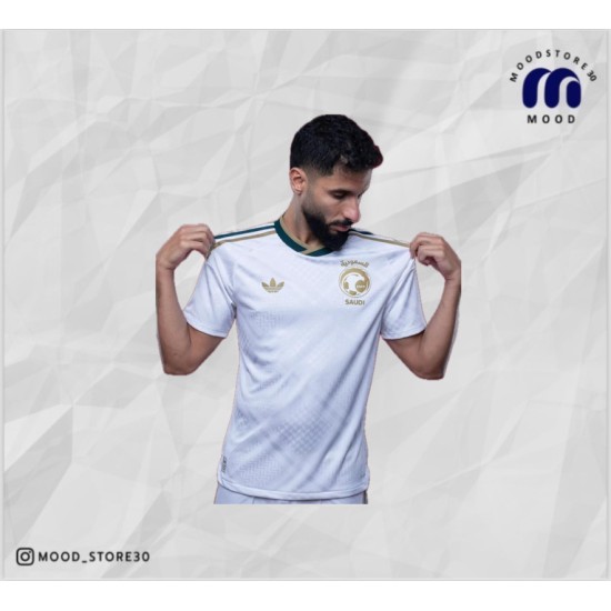 تيشرت المنتخب السعودي الابيض