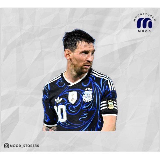تيشرت الأرجنتين الاسود بشعار أبطال كاس العالم