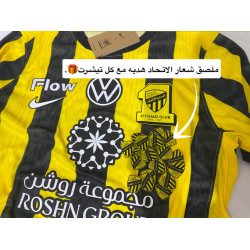 تيشرت الاتحاد نسخة لاعبين بشعار الدوري الذهبي مجانا + ملصق شعار الاتحاد هديه.