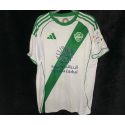 تيشرت الاهلي الابيض الجديد مع ملصق جوال شعار الاهلي الجديد هديه