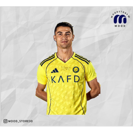 تيشرت النصر الاصفر الجديد