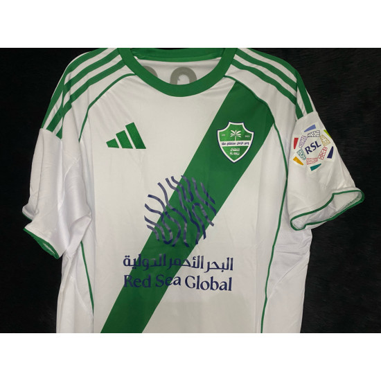 تيشرت الاهلي الابيض الجديد مع ملصق جوال شعار الاهلي الجديد هديه
