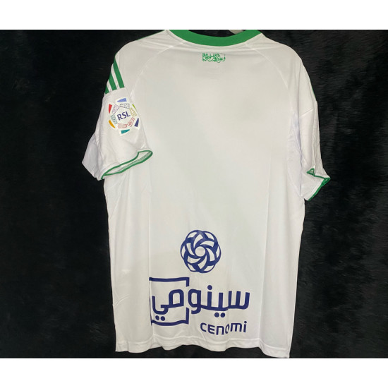 تيشرت الاهلي الابيض الجديد مع ملصق جوال شعار الاهلي الجديد هديه